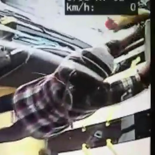 Otobüste kafesinden kaçan kedi ortalığı birbirine kattı