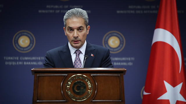 Dışişleri Bakanlığı Sözcüsü Hami Aksoy açıklama yaptı.