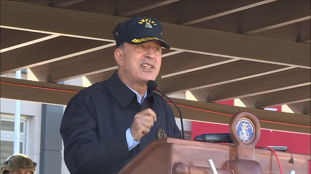 Bakan Akar'dan Doğu Akdeniz mesajı: Türkiye aleyhine çeşitli kumpaslara girenler hüsrana uğrayacaklar