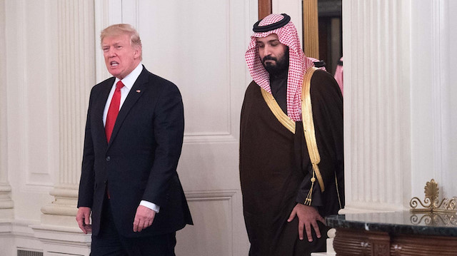 Donald Trump ve Suudi Veliaht Prens Muhammed bin Selman.
