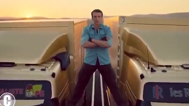 Akdeniz'de gerilimi tırmandıran Macron ülkesinde kurgu videoyla alay konusu oldu