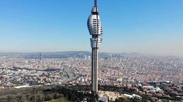 Çamlıca Kulesi'nden yayınlar
başladı.