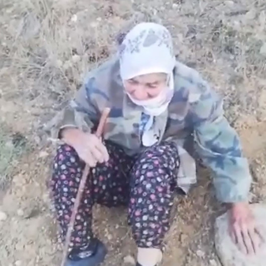 Elazığda kaybolan 87 yaşındaki alzaymır hastası Naile nineyi jandarma ekipleri buldu