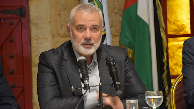 Chairman of Hamas Political Bureau Ismail Haniyeh in Beirut

