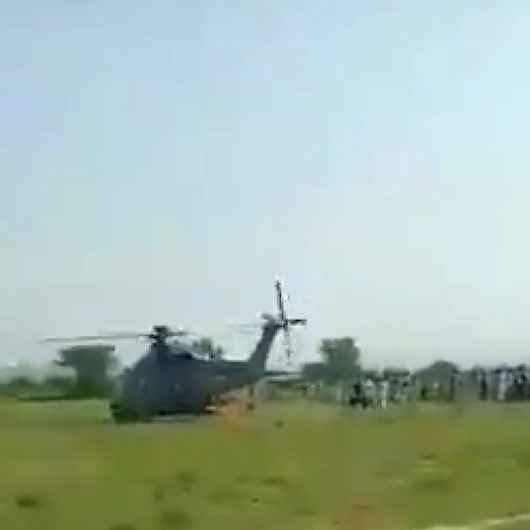 Pakistan Hava Kuvvetleri uçağı eğitim uçuşu sırasında düştü