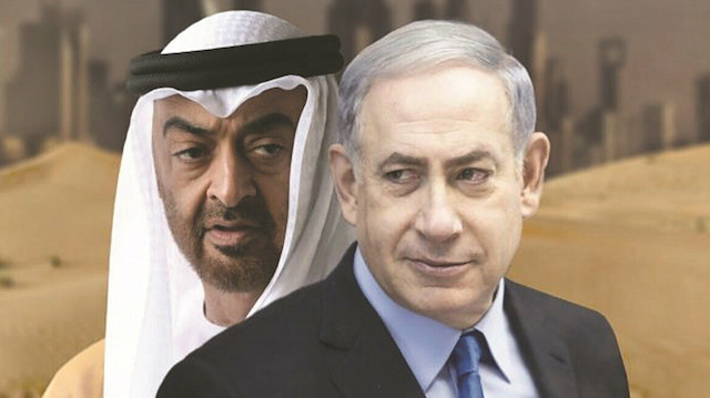 Muhammed bin Zayid ve Binyamin Netanyahu