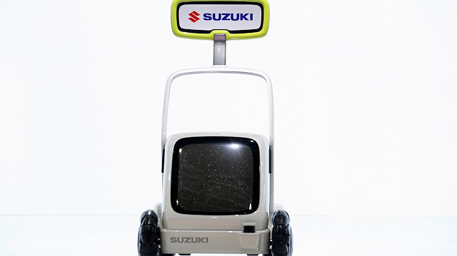 A Suzuki Mitra robot is seen during the Tokyo Motor Show, in Tokyo, Japan October 23, 2019. REUTERS/Soe Zeya Tun


