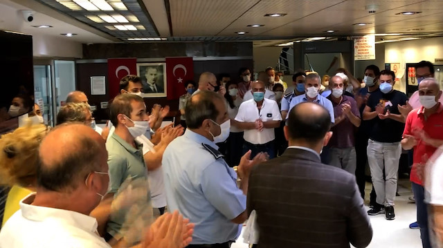 Bakırköy Belediyesi çalışanları Başkan Bülent Kerimoğlu'nu protesto etti