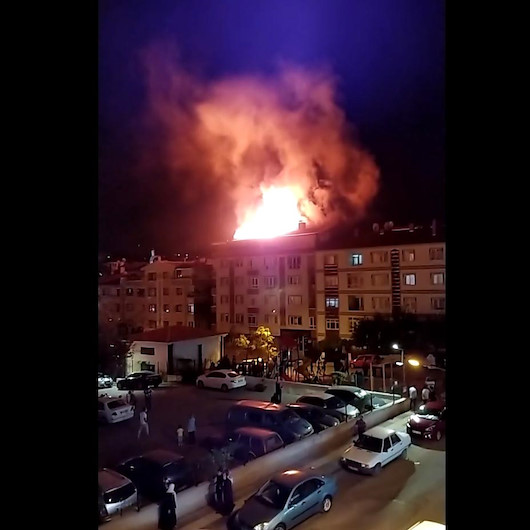Başkent’te korkutan yangın