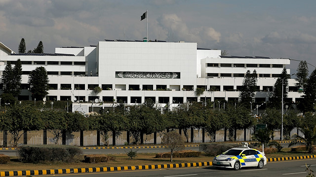 FILE PHOTO: A general view of the Parliament building in Islamabad, Pakistan January 23, 2019. REUTERS/Akhtar Soomro/File Foto

