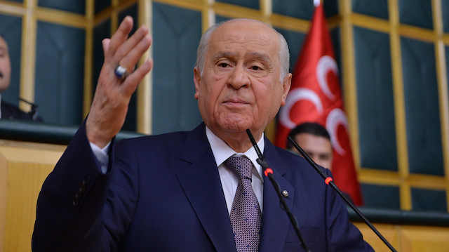 MHP lideri Devlet Bahçeli 