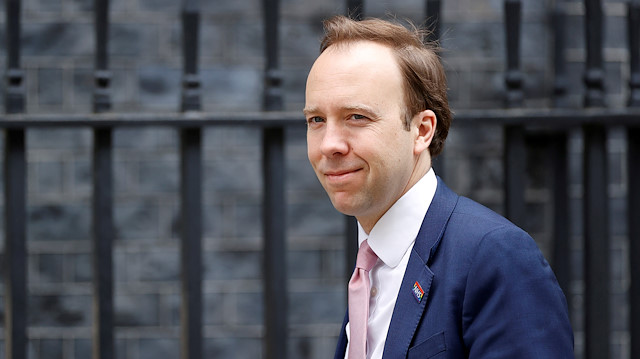 FILE PHOTO: Britain's Secretary of State of Health Matt Hancock 
