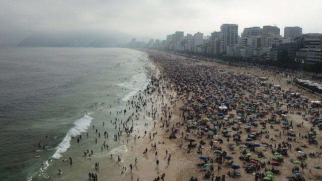 Vaka sayısının rekor seviyeye ulaştığı Brezilya'da bu görüntüler şaşırttı