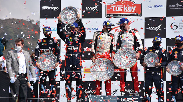 Britain's Elfyn Evans comes first in Turkish leg of World Rally Championship

