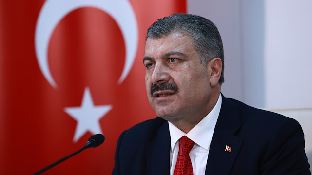 Turkish Health Minister Fahrettin Koca in Izmir

