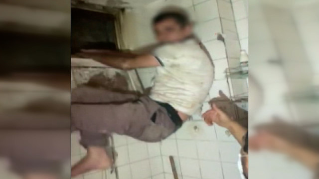 Tuvalet penceresinden kaçmak isteyen hırsız kıskıvrak yakalandı