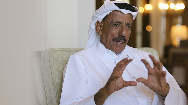 FILE PHOTO: Khalaf Ahmed al-Habtoor, chairman of Al Habtoor Group, gestures during an interview with Reuters in Dubai, January 9, 2016. REUTERS/Ashraf Mohammad/File Photo

