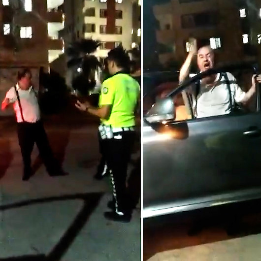 Adanada alkollü hakim trafik polislerine zor anlar yaşattı
