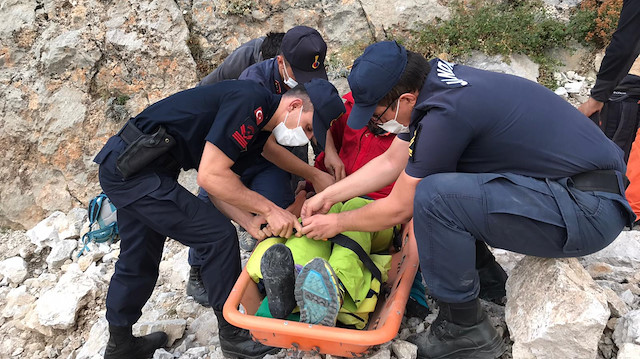 Stranded Ukrainian climber rescued in central Turkey​