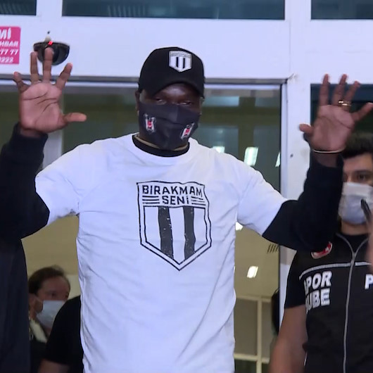 Vincent Aboubakar Beşiktaş için İstanbula geldi