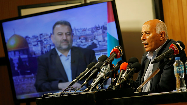 Senior Fatah official Jibril Rajoub speaks