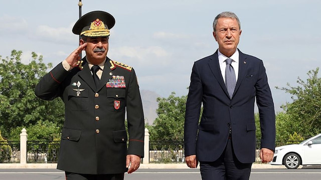 Zakir Hasanov - Hulusi Akar (Foto: Arşiv)