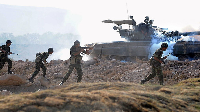 Ermenistan ordusu, Azerbaycan mevzilerine saldırı başlattı