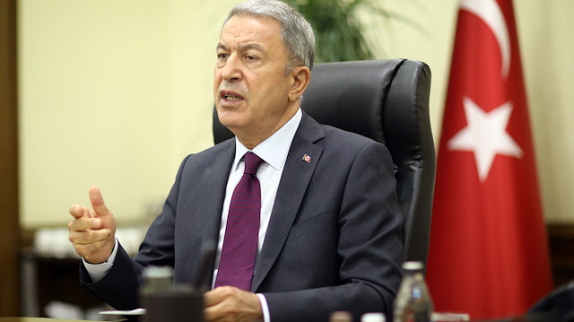 Turkish National Defense Minister Hulusi Akar  