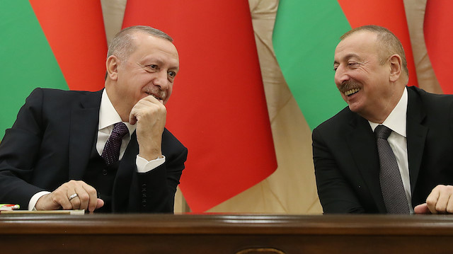 President of Turkey, Recep Tayyip Erdogan in Azerbaijan