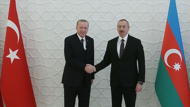 علييف يشكر أردوغان على دعم تركيا لأذربيجان ضد اعتداء أرمينيا