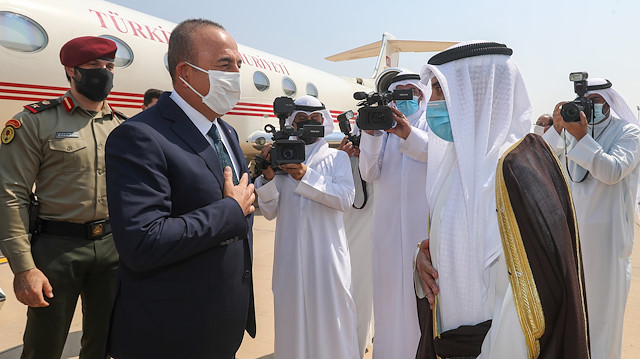 Minister of Foreign Affairs of Turkey Mevlut Cavusoglu in Kuwait


