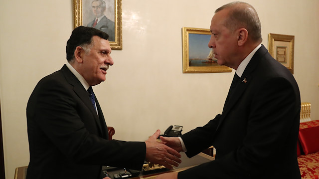 Erdogan - Sarraj meeting in Istanbul

