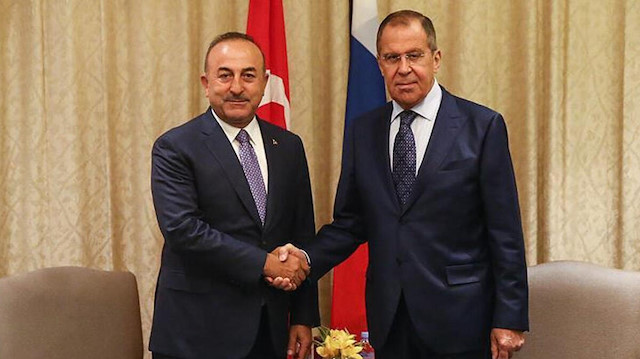 Dışişleri Bakanı Mevlüt Çavuşoğlu, Rusya Dışişleri Bakanı Sergey Lavrov