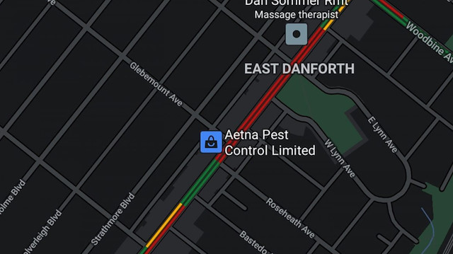 Google Haritalar'ın Android versiyonuna karanlık mod eklendi