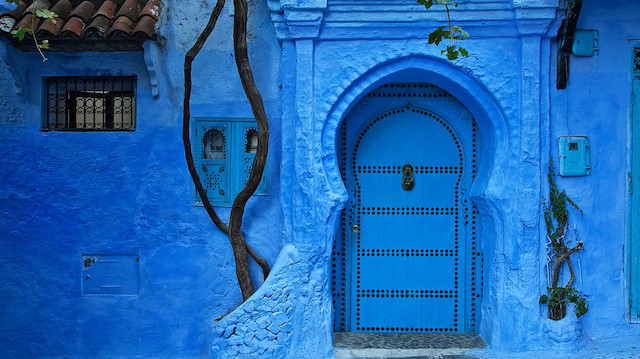 Kuzey Afrika’da evlerin kapıları neden mavidir?