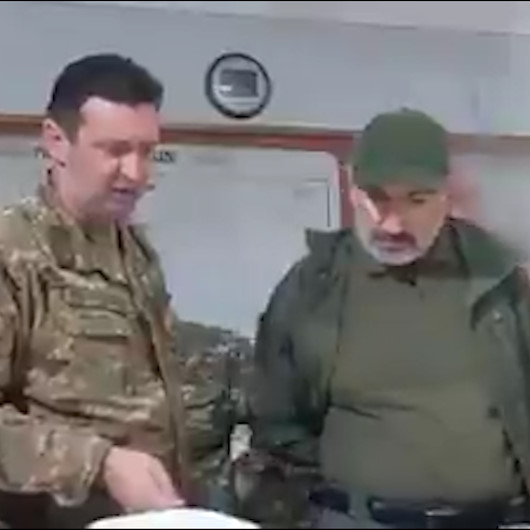 Paşinyan Karabağda görüntülendi