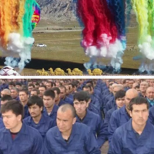 Çin, Doğu Türkistanı böyle tanıttı: Her şey güllük gülistanlık!