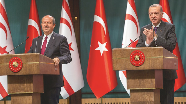 Cumhurbaşkanı Erdoğan’nın, KKTC Başbakanı Ersin Tatar ile birlikte katıldığı törende Kapalı Maraş’ın 46 yıl sonra yeniden açılacağı müjdesi verildi. 