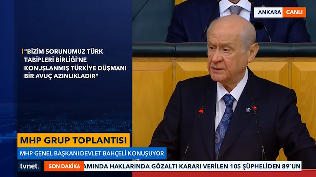 Bahçeli'den Kılıçdaroğlu'na gönderme: Sen yeni deste açıp ortaklarınla birbirinizi ütün