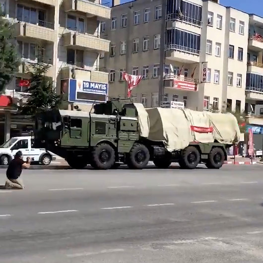 S-400ler Sinopa sevk edilirken görüntülendi