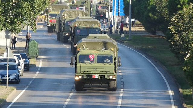 S-400’leri taşıyan ikinci konvoy Samsun’dan geçti.