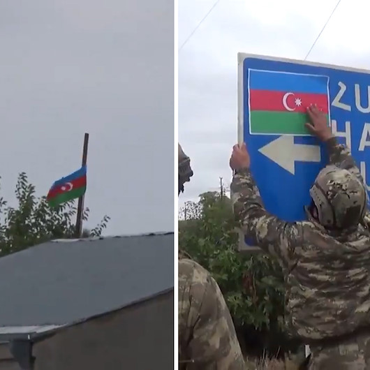 Bir köye daha Azerbaycan bayrağı dikildi: Şükürbeyli Ermenistan işgalinden kurtarıldı