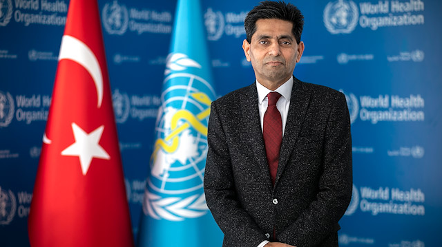 Dünya Sağlık Örgütü'nün Türkiye'deki en yetkili ismi, Dr. Irshad Ali Shaikh.