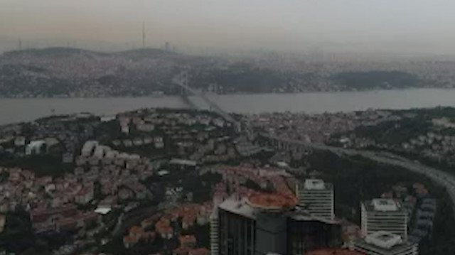 Yağmur bulutlarının gelişi böyle görüntülendi