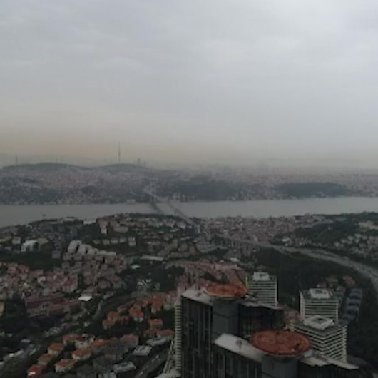 Yağmur bulutlarının gelişi böyle görüntülendi