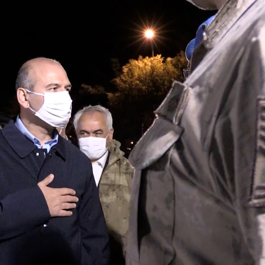 İçişleri Bakanı Süleyman Soylu geç saatlerde Şırnaka geldi