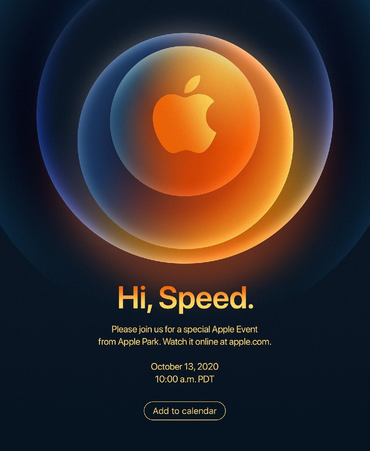 Apple, lansmanı 'Merhaba, Hız' şeklinde duyurdu.