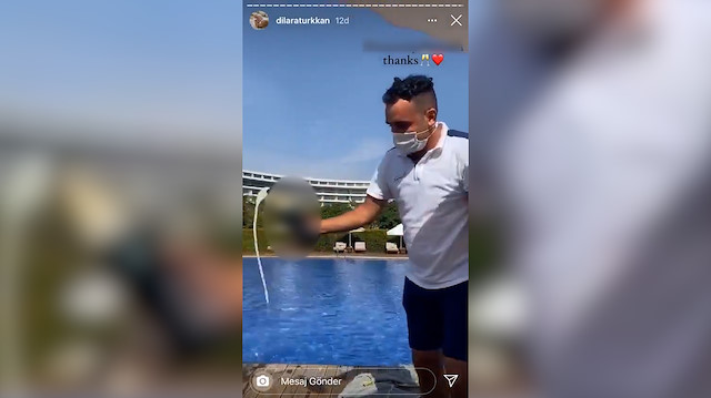 Çakarlı arabayla emniyet şeridinden story atan İYİ Partili Türkkan'ın kızından bu kez şampanyalı paylaşım