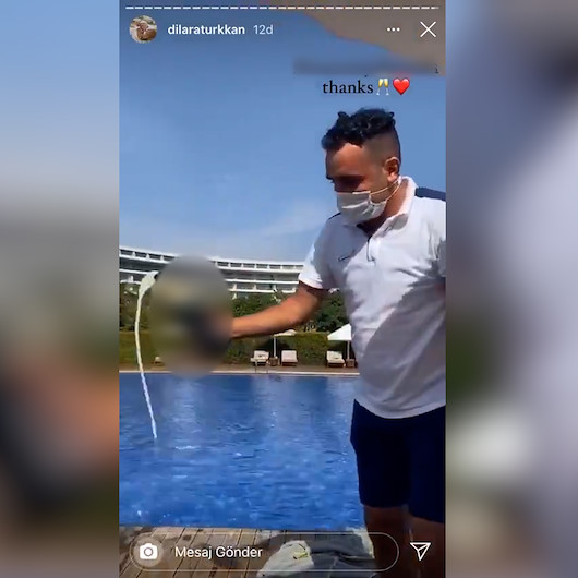 Çakarlı arabayla emniyet şeridinden story atan İYİ Partili Türkkanın kızından bu kez şampanyalı paylaşım