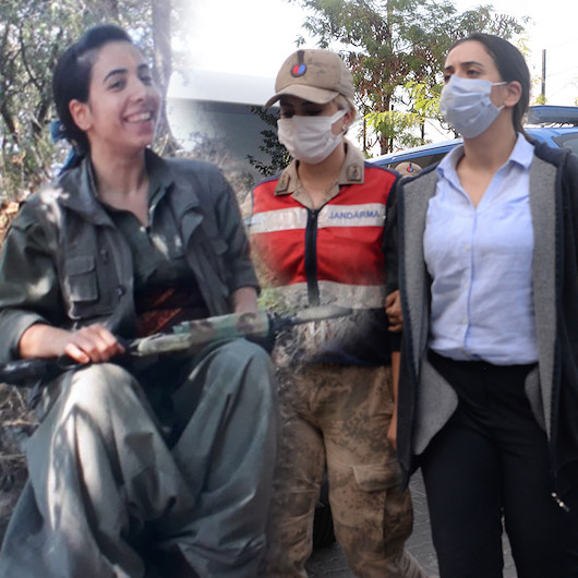 Kırmızı kategorideki teröristle irtibatlı olduğu tespit edilen avukat Merve Doğan adliyede